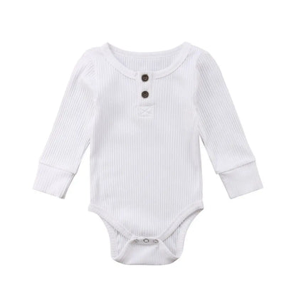 8Color ! 0-24 M Toddler Baby Girls Clothes Basic Pure Color Outfit Long Sleeve Cotton Romper Baby Solid Jumpsuit Clothing