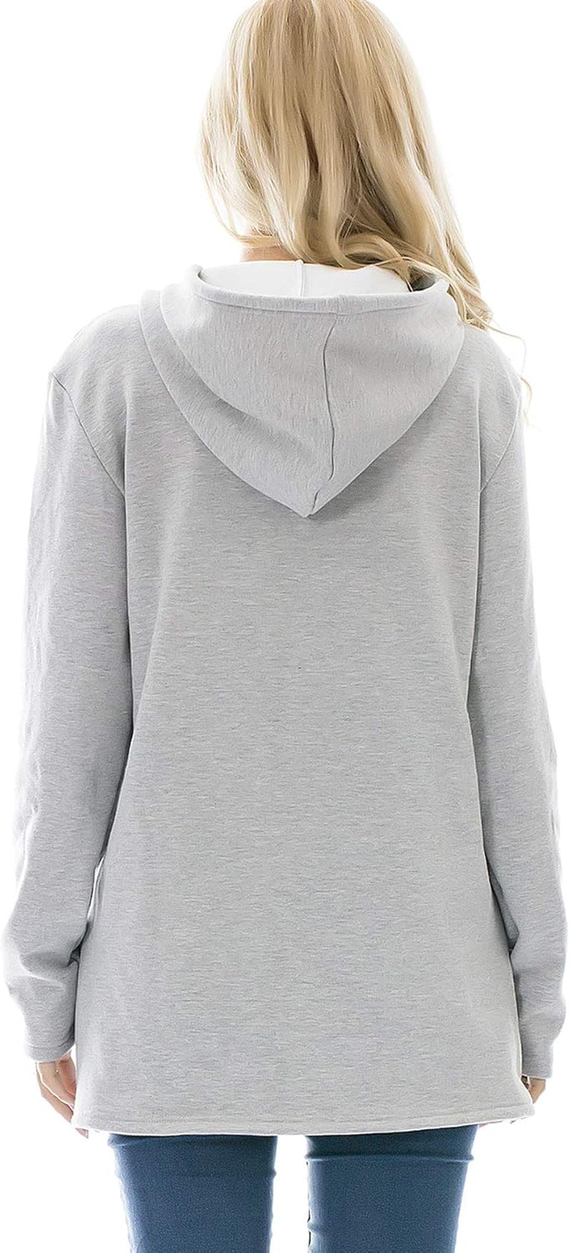 Women'S Maternity Sweater Clothes Nursing Sweatshirt Breastfeeding Hoodie with Pockets