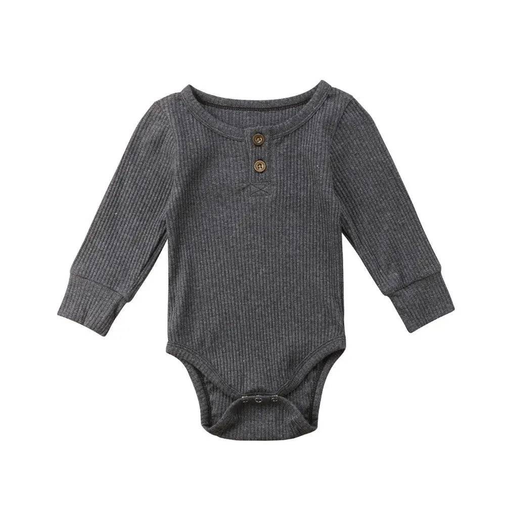 8Color ! 0-24 M Toddler Baby Girls Clothes Basic Pure Color Outfit Long Sleeve Cotton Romper Baby Solid Jumpsuit Clothing