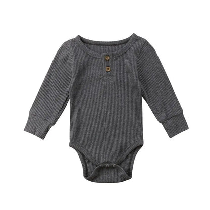 8Color ! 0-24 M Toddler Baby Girls Clothes Basic Pure Color Outfit Long Sleeve Cotton Romper Baby Solid Jumpsuit Clothing