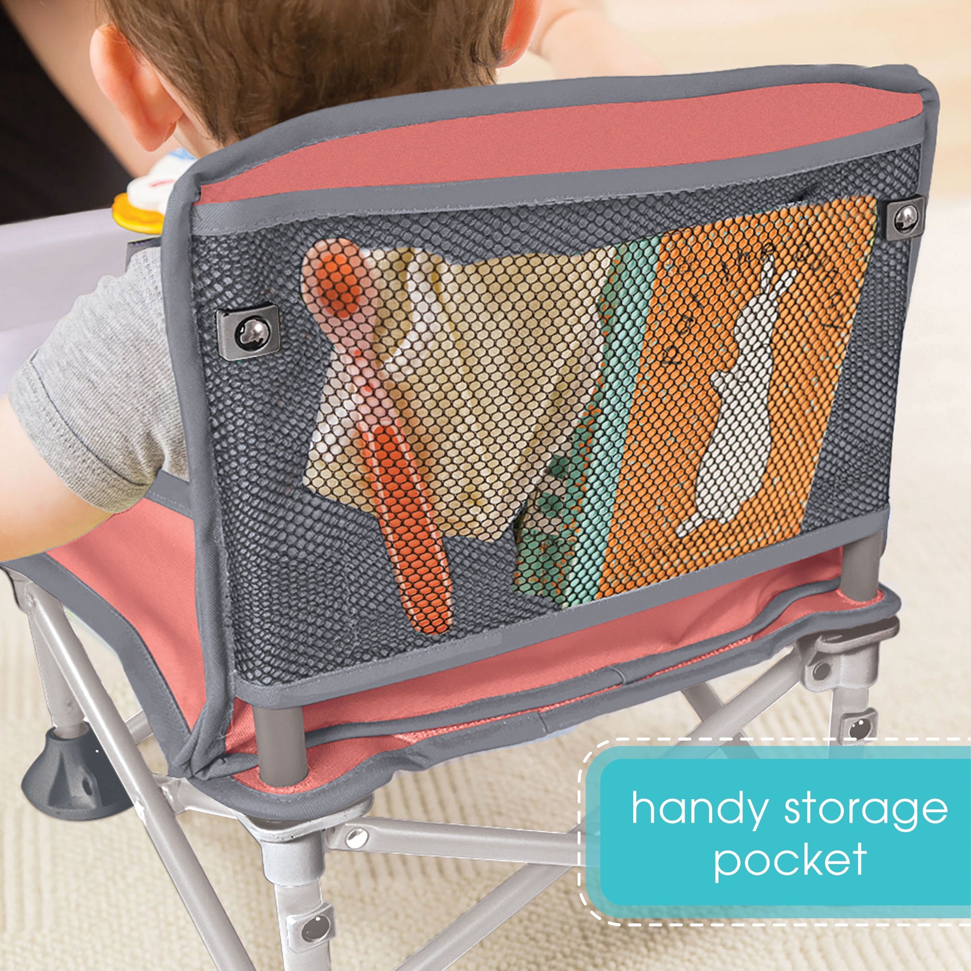Summer® Pop 'N Sit® Portable Booster (Coral)
